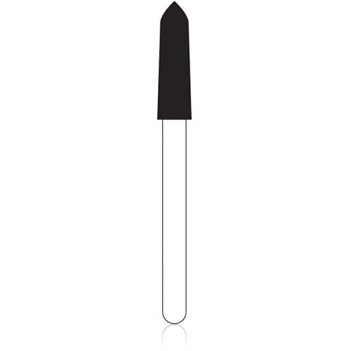 NTI Diamond Bur FG Super Coarse Curettage, Cone Bevel End, 2.3 mm Diameter, 8.0 mm Length, Black Ring, 5/Pkg, SC878K-023 thumbnail 5