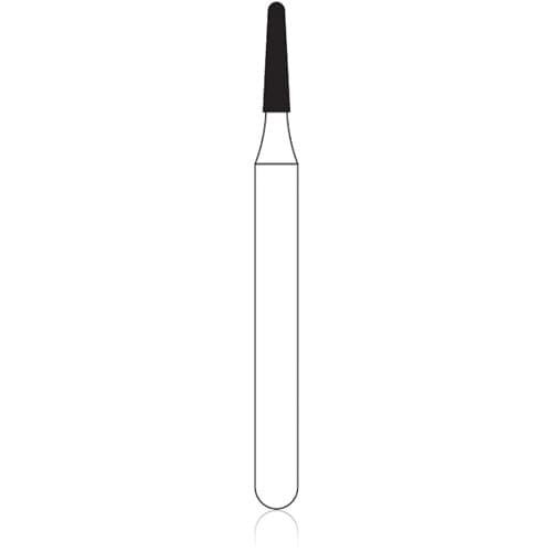 NTI Diamond Bur, FG, Needle, #SF859, 1.0 mm Diameter, 10.0 mm Length, Super Fine, Yellow, 5/Pk, SF859-010 thumbnail 6