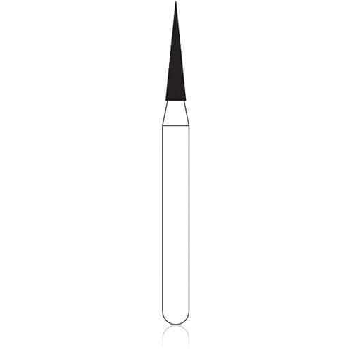 NTI Diamond Bur FG Ultra Fine Needle #859-012, 1.2 mm Diameter, 10.0 mm Length, 5/Pkg, UF859-012 thumbnail 5