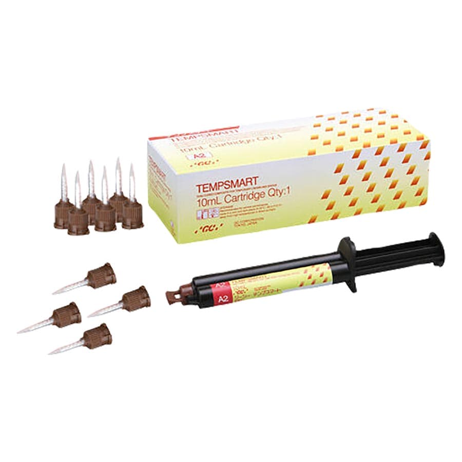 GC America TempSmart Temporary Crown & Bridge Material, Syringe, Shade A3, 10 mL, 1/Pk, 009400 thumbnail 6
