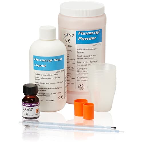 Lang Dental Flexacryl Hard Liquid, 4 oz Bottle, Clear, 0903 - Lang Dental - Flexacryl Hard Liquid 4oz - Image 1
