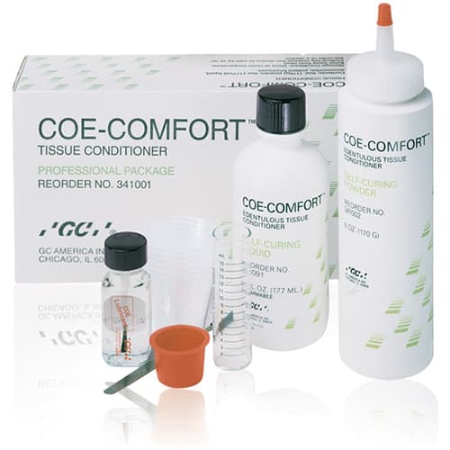 GC America Coe-Comfort Self-Curing Edentulous Tissue Conditioner Powder Refill, 6 oz, 341002 thumbnail 9