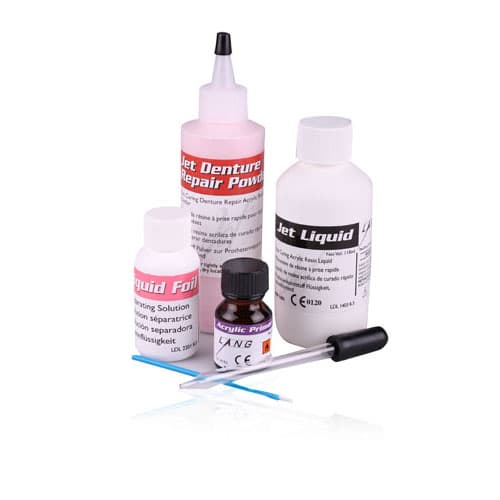 Jet Denture Repair Acrylic Resin Professional Pack, Shade P1 (Fibered Pink), 100g Powder / 118mL Liquid, 1223P thumbnail 7