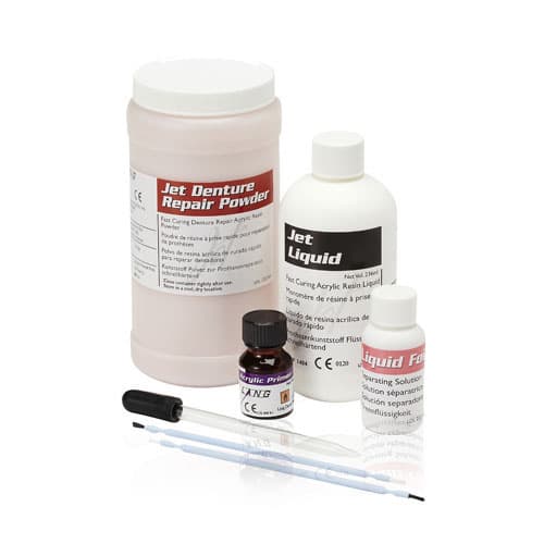 Jet™ Denture Repair Kit, 454g Powder and 236ml Liquid, Clear, 1234C thumbnail 2
