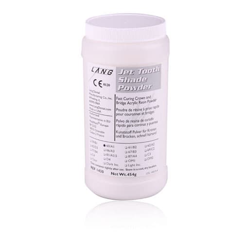 Jet Tooth Shade Temporary C&B Acrylic Resin Powder, Shade #87/A4, 16 oz, 1430-87 thumbnail 3