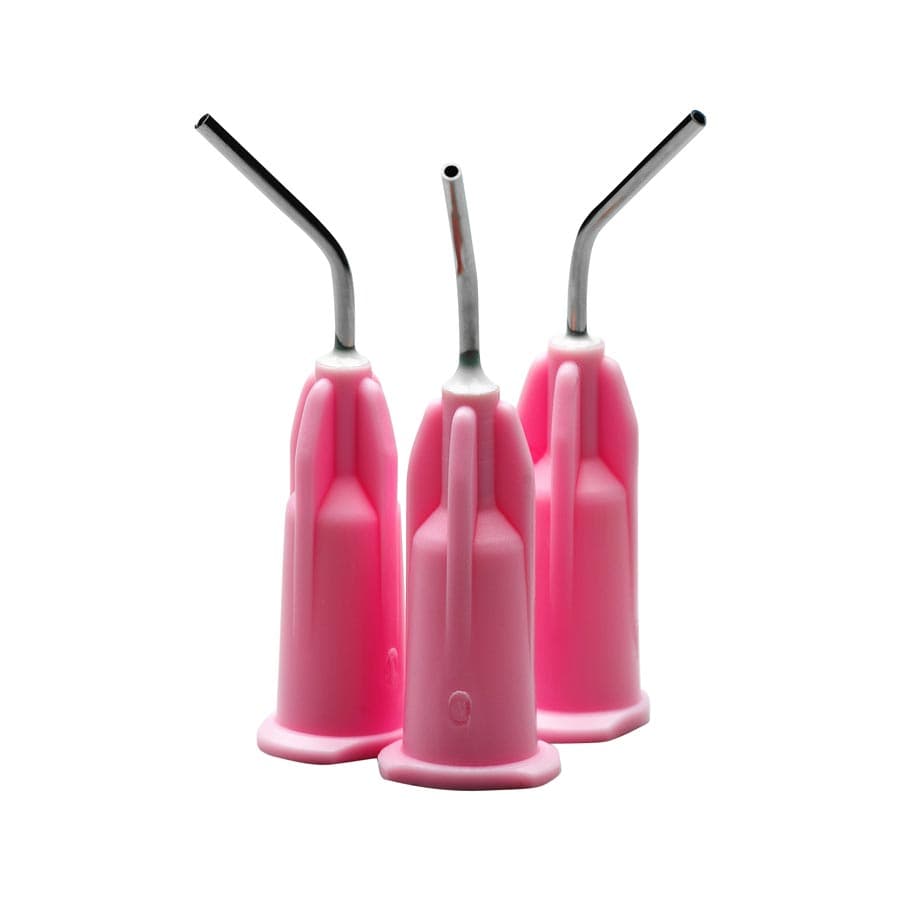 Pulpdent Kool-Dam Pre-Bent Applicator Tips, 20 Gauge x 1/2", Pink, 100/Pkg, 20L100 thumbnail 9