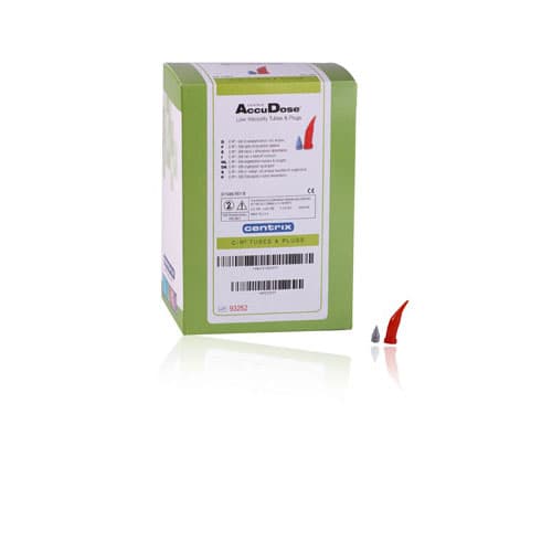 Centrix AccuDose Low Viscosity Tubes and Plugs, PhotoBloc Orange, 500/Pk, 210023 thumbnail 5