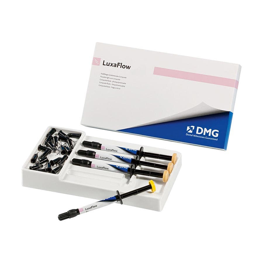LuxaFlow Ultra Flowable Light-Cure Add-On Resin Introductory Kit, 4 x 1.5g Syringes (A1, A2, A3.5, B1) + 20 Tips, 211751 thumbnail 11