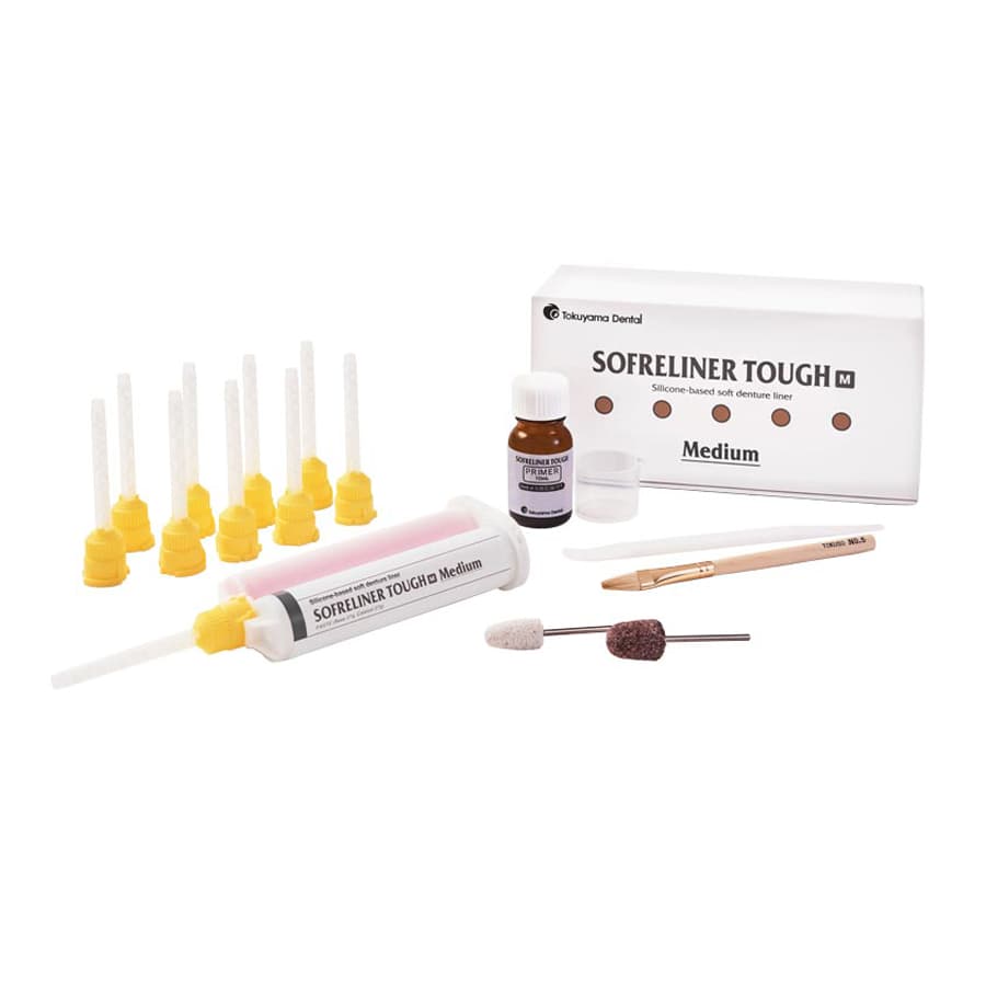 Sofreliner Tough M (Medium) Denture Reline Kit, 54g Cartridge, 10ml Primer, 23351 thumbnail 21