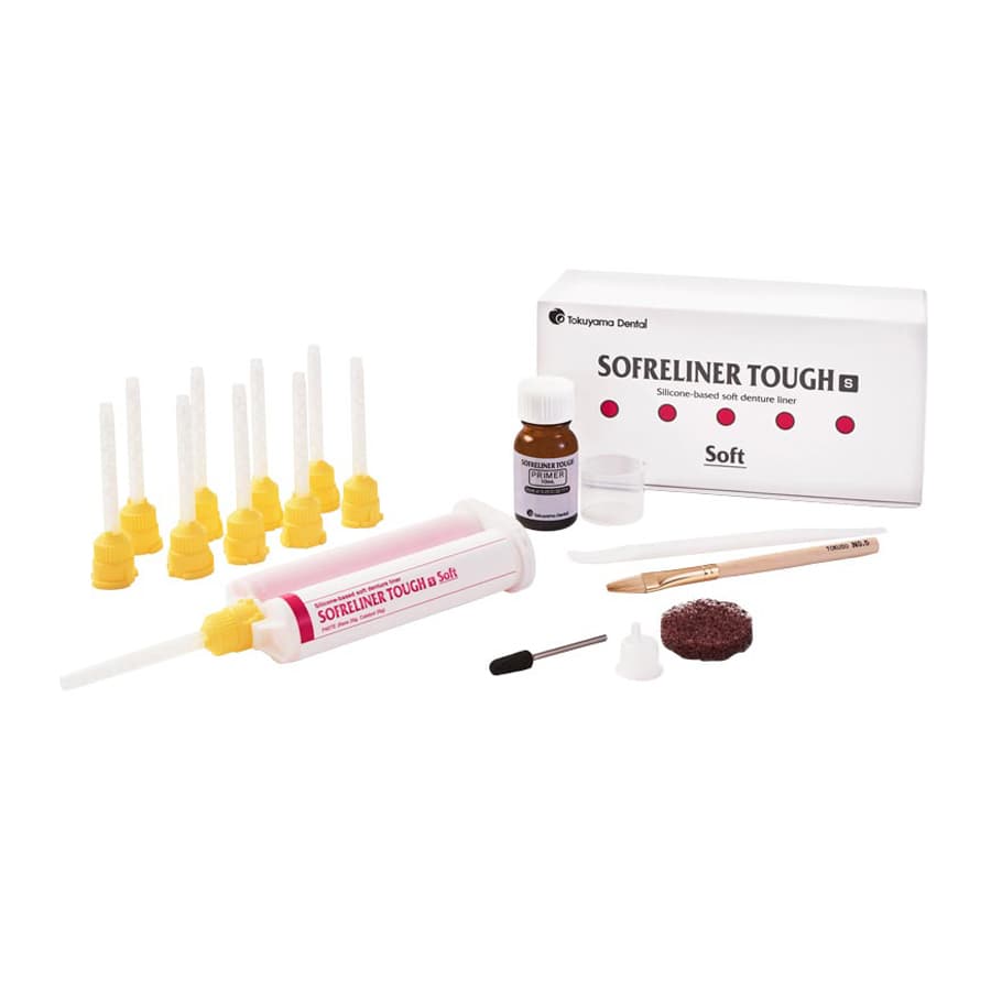 Sofreliner Tough S (Soft) Denture Reline Kit, 52 g Cartridge, 10 mL Primer, 23401 thumbnail 20
