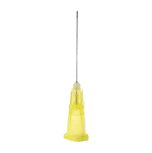 Pac-Dent Bendable Irrigation Needle Tips, 1" Monoject Style Notched, 27 Gauge, Yellow, 100/Bx, #239 thumbnail 3