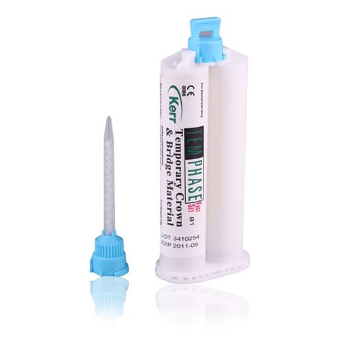 Kerr Temphase Temporary Crown & Bridge Material Refill, Fast Set, Shade A2, 72 g Cartridge with 12 Mixing Tips, 28655 thumbnail 10