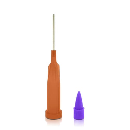 Pac-Dent ProDose Disposable Needle Tubes & Plugs, 20 Gauge, Photo-Blocking Brown, 100/Pack, PD-R902B thumbnail 2