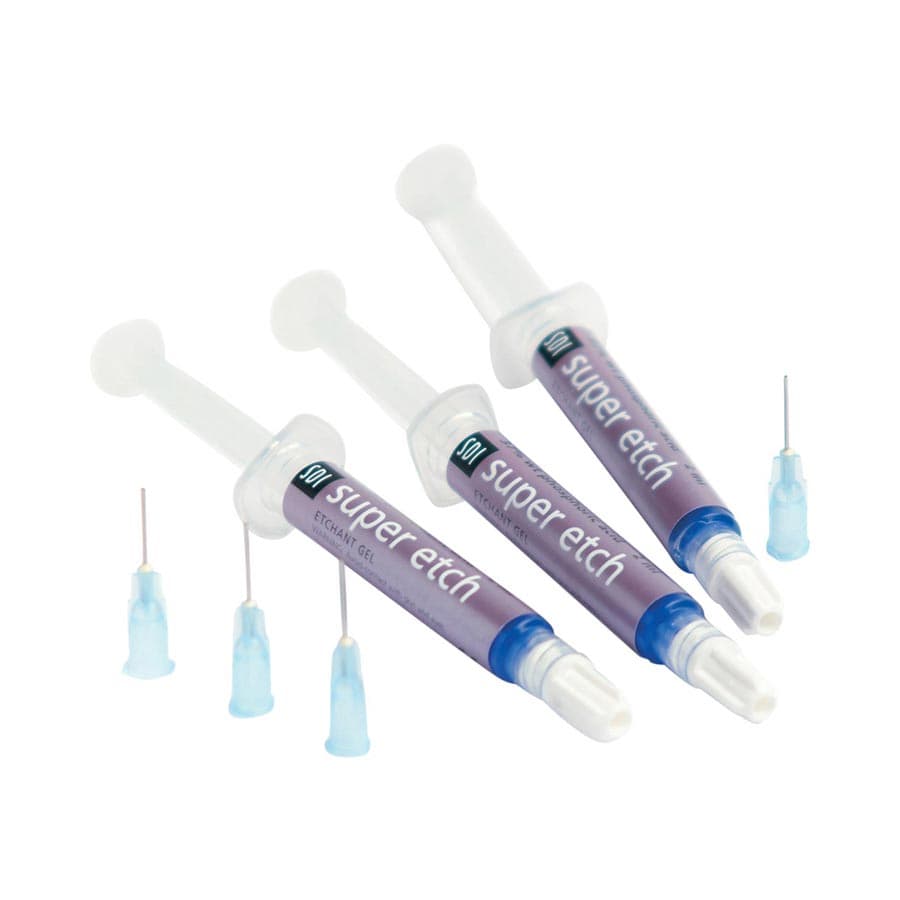 Super Etch Etching Gel, 37% Phosphoric Acid, Syringe Bulk Kit, 2 ml, High Viscosity, Blue, 10/Pk, 8100045 thumbnail 18