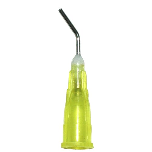 Plastcare USA Prebent Dental Dispensing Tips, 20 Gauge, Yellow, 100/Pack, FST-7402 - Plastcare USA - Prebent Dental Dispensing Tips 100/Pack - Image 1