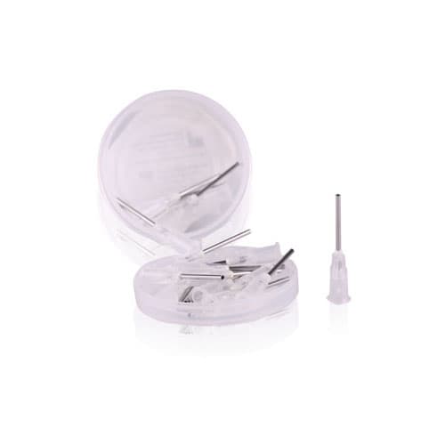Vista Apex Appli-Vac 3/4" Bendable Needle Tips, 16 Gauge, White, 100/Cup, 315116 thumbnail 7