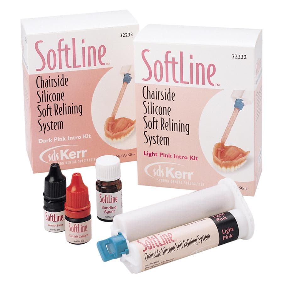 Kerr SoftLine Chairside Silicone Soft Relining System Intro Kit, Light Pink, 50 mL Cartridge, #32232 thumbnail 22