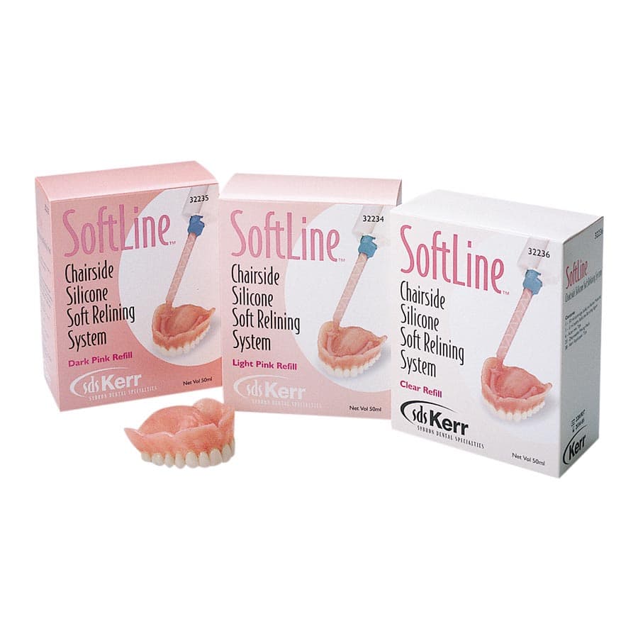 Kerr SoftLine Chairside Silicone Soft Relining Material Refill Kit, Light Pink, 50 ml Cartridge, 32234 thumbnail 18