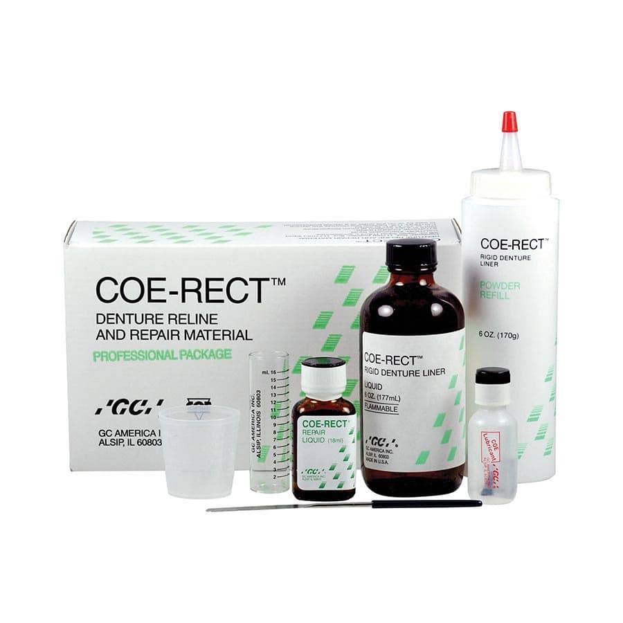 GC America COE-RECT Self-Curing Hard Denture Reline and Repair Powder, 6 oz Bottle, 343002 thumbnail 6