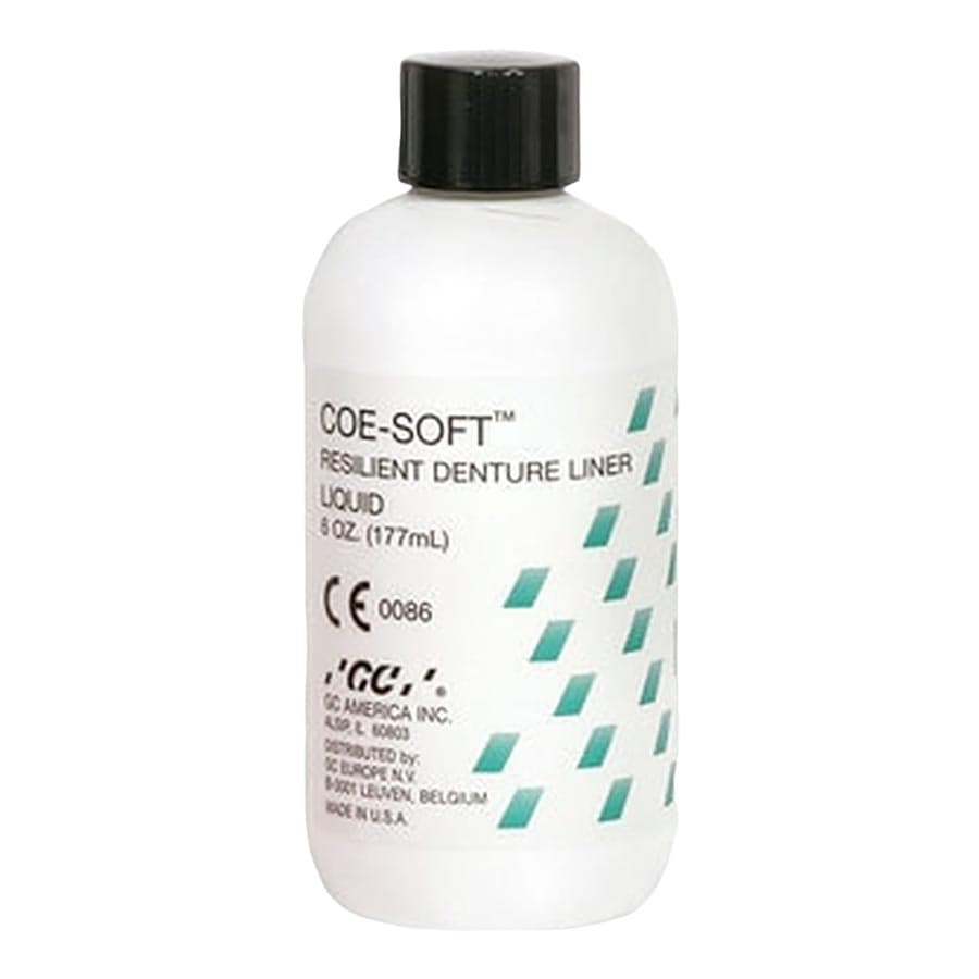 Coe-Soft Resilient Denture Reline Material Liquid Refill, 1 Quart (32 oz) Bottle, Clear, 344092 thumbnail 8