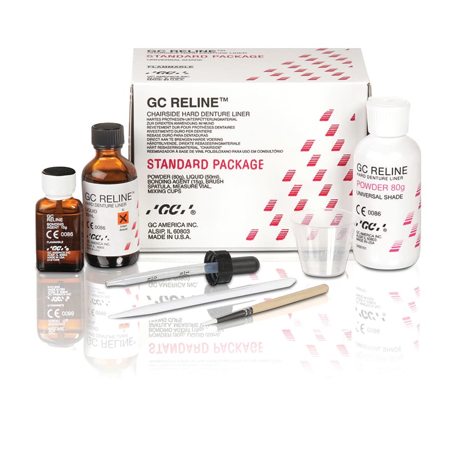 GC Reline Hard Chairside Denture Reline Material, Powder Refill, 80 g, 346002 thumbnail 8