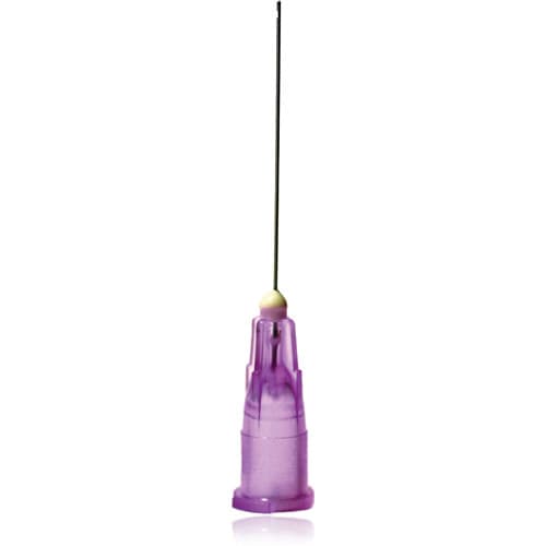 Vista-Probe 1" Bendable Irrigating Tips, 30 Gauge (Purple), Closed-End Side-Port, Luer Lock, 20/Pack, #315130 thumbnail 3