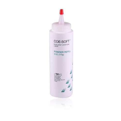 GC America Coe-Soft Resilient Denture Reline Material, Powder Refill, 5.5 oz (156 g), Pink, 1/Pk, 344022 thumbnail 10