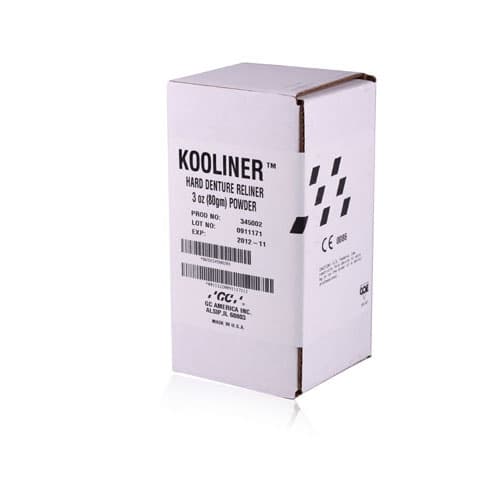 GC America Kooliner Hard Chairside Denture Reline Material, Powder Refill, 3 oz (80 g), Pink, 1/Bottle, 345002 thumbnail 9