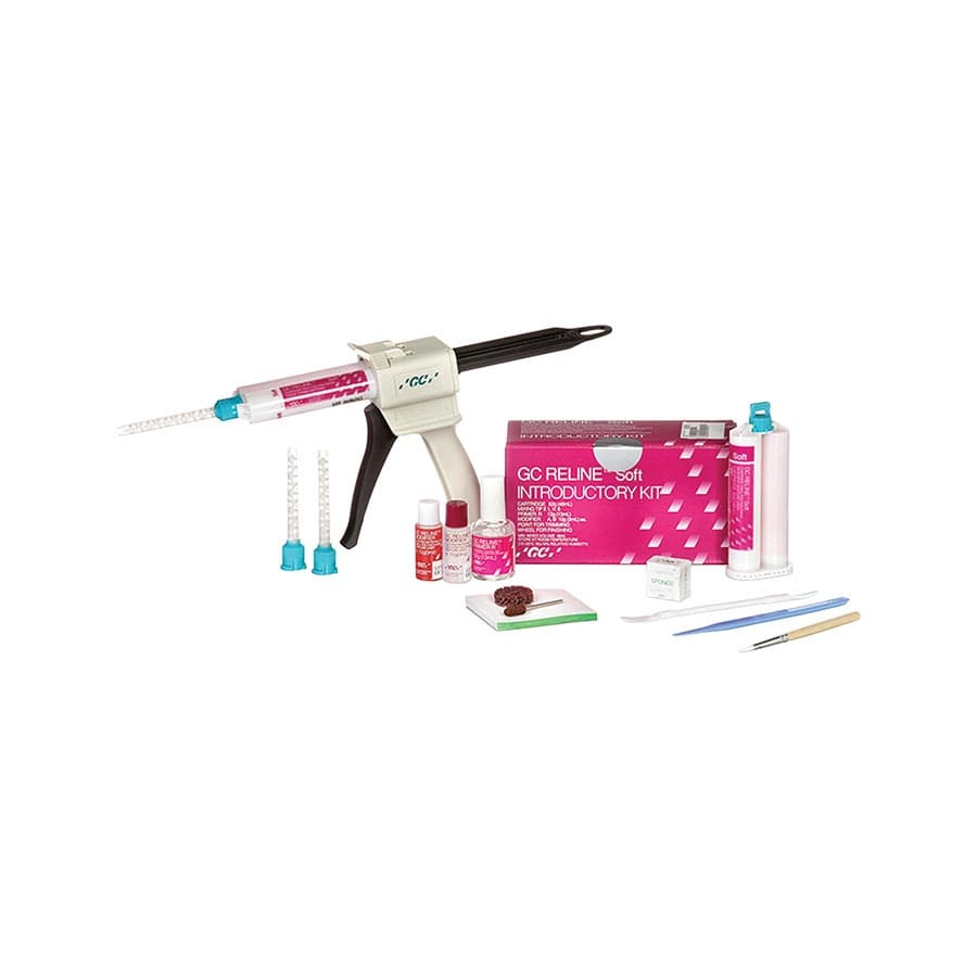 GC Reline II Soft Denture Reline Introductory Kit, Vinylpolysiloxane, 48 mL Cartridge, 010258 thumbnail 5