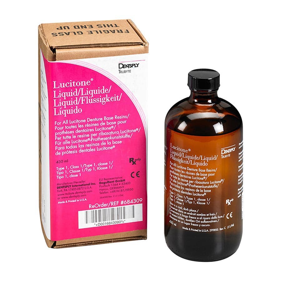 Lucitone Liquid Denture Resin Monomer, 430 ml Bottle, 684309 thumbnail 6