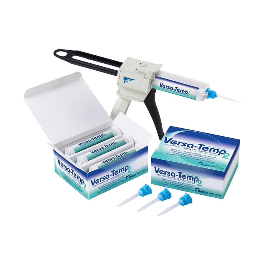 Versa-Temp 2 Temporary Crown & Bridge Resin, Shade A1, Bulk Refill 3 x 50 mL Cartridges, 72066 thumbnail 3