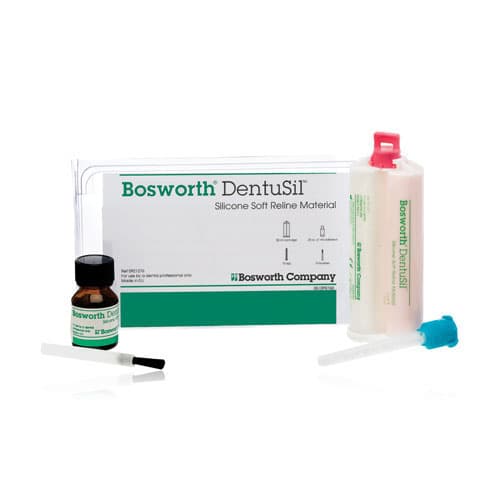 DentuSil Silicone Soft Reline Material Standard Kit, Translucent Pink, 50 ml Cartridge, 14 ml Adhesive, 10 Mixing Tips, 10 Applicator Brushes, 0921276 thumbnail 16