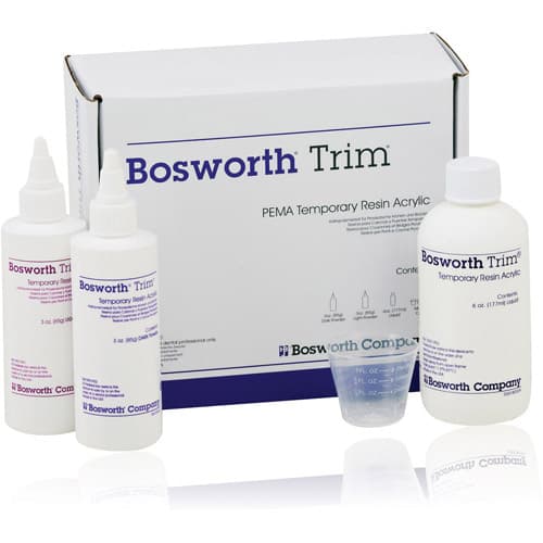 Trim PEMA Temporary Resin Acrylic Powder, Light Shade, 1 lb Bottle, Refill, #0921907 thumbnail 5