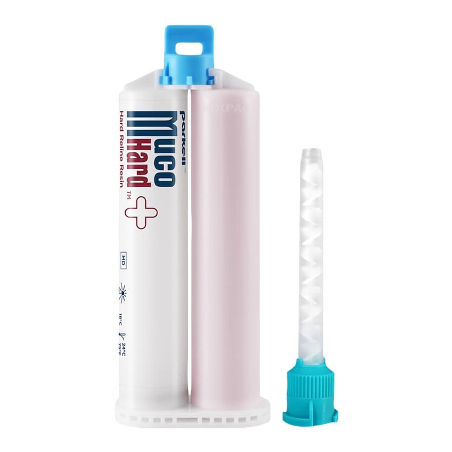 MucoHard+ Hard Denture Reline Resin, Self-Cure, Translucent Pink, 50 ml Split Cartridge with Mixing Tips, S641 thumbnail 11