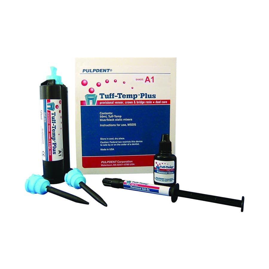 Pulpdent Tuff-Temp Plus Provisional Crown & Bridge Resin, Automix Cartridge Kit, Shade A2, 50 mL, TTPA2 thumbnail 17