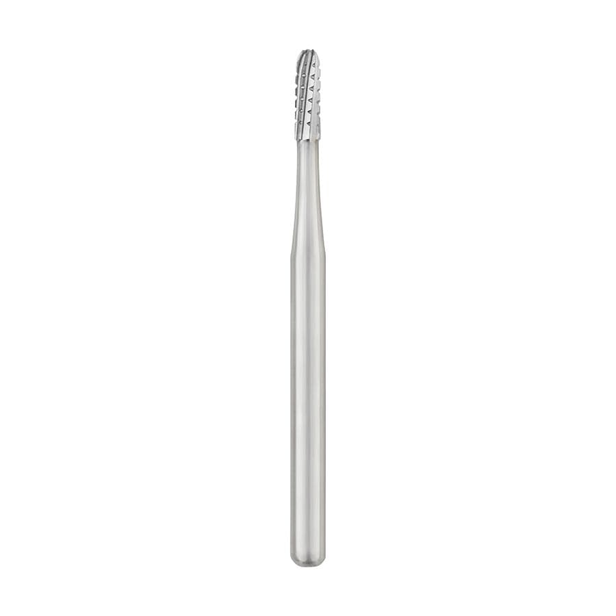 SS White #1558 Carbide Bur, HP, Straight Fissure Round End Crosscut, 1.2 mm Diameter, 3.8 mm Length, 100/Bx thumbnail 4