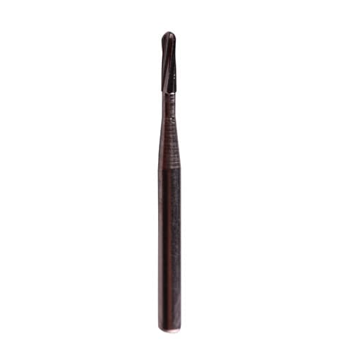 SS White FG #1157 Carbide Bur, Straight Round End Fissure, Plain, Friction Grip, 1.0 mm Diameter, 3.8 mm Length, 100/Pk, 13157 thumbnail 6