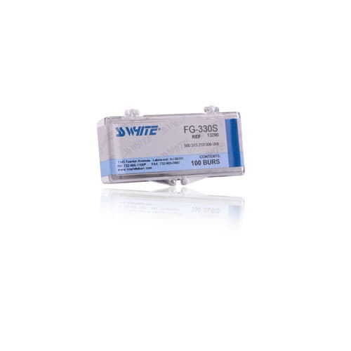 SS White FG #169 Taper Flat End Fissure Carbide Bur, Friction Grip, 0.9 mm Diameter, 3.5 mm Length, 100/Pk, 13169 thumbnail 6