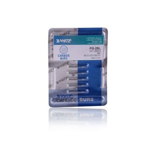 SS White FGSL #2 Round Surgical Length Carbide Bur, Friction Grip, 5/Pack, 14002-5 thumbnail 10