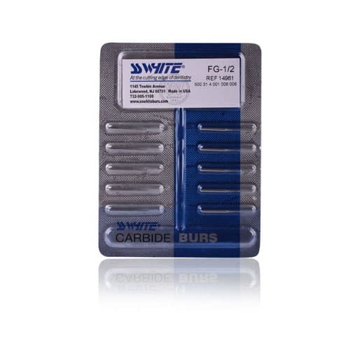 SS White Standard Operative Carbide Bur, RA, Round, #1/2, 0.6 mm Diameter, 10/Pk, 14717 thumbnail 6