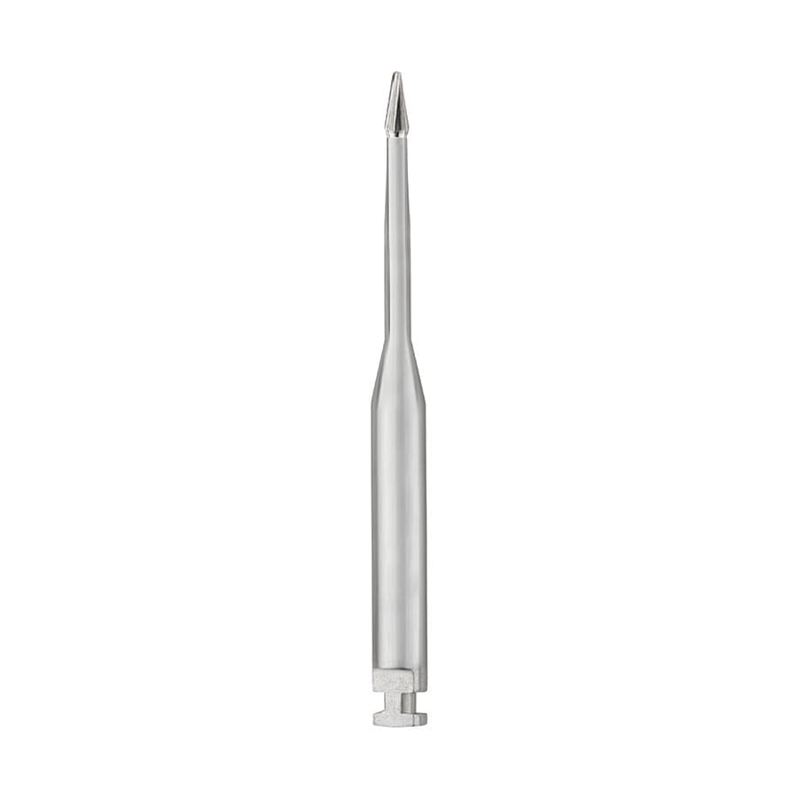 EndoGuide™ Precision Micro Endodontic Bur #EG2, Tapered Fissure Round End, 0.3 mm Diameter, 2.5 mm Length, Friction Grip, 5/Pkg thumbnail 3