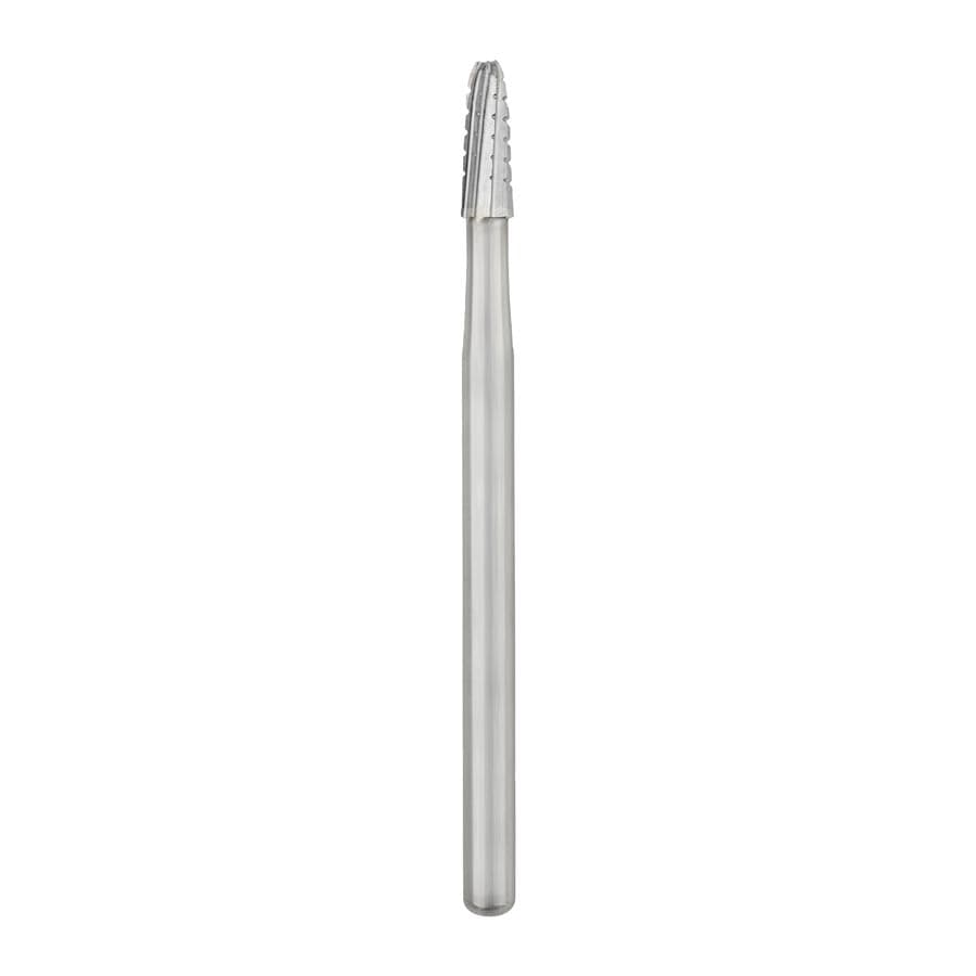 SS White #1702 Carbide Bur, HP (Handpiece) Shank, Cross-Cut Tapered Fissure, Round End, 1.6 mm Diameter, 4.5 mm Head Length, 10/Pk thumbnail 4