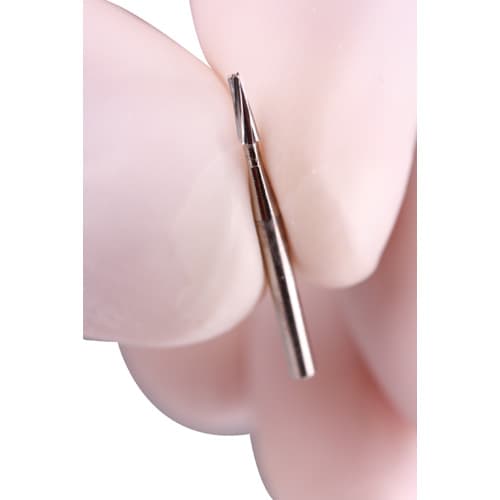 SS White FG #171 Taper Flat End Fissure Carbide Bur, Plain, 1.2 mm Diameter, 3.8 mm Length, 10/Pk, 15000 thumbnail 6