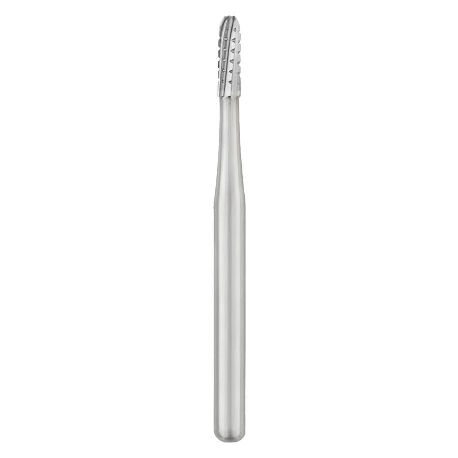 SS White FG 1558S Carbide Bur, Straight Fissure Round End Crosscut, Short Shank, 1.2 mm Diameter, 10/Pack thumbnail 5