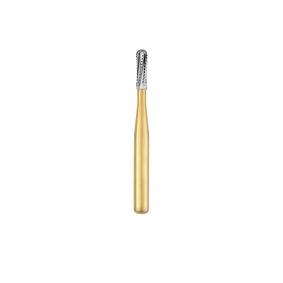 Great White Gold Series Carbide Bur, FGSS, Straight Fissure Round End Cross Cut, #GW2S, 1.2 mm Diameter, 3.8 mm Head Length, 10/Pk, 15064 thumbnail 6