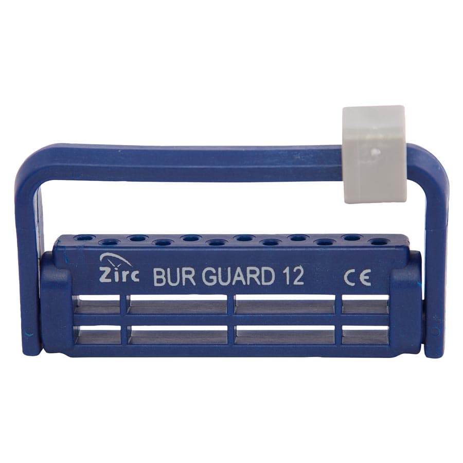 Zirc Steri-Bur Guard 12-Hole Bur Holder, Midnight Blue, Adjustable & Sterilizable, 50Z406T thumbnail 4