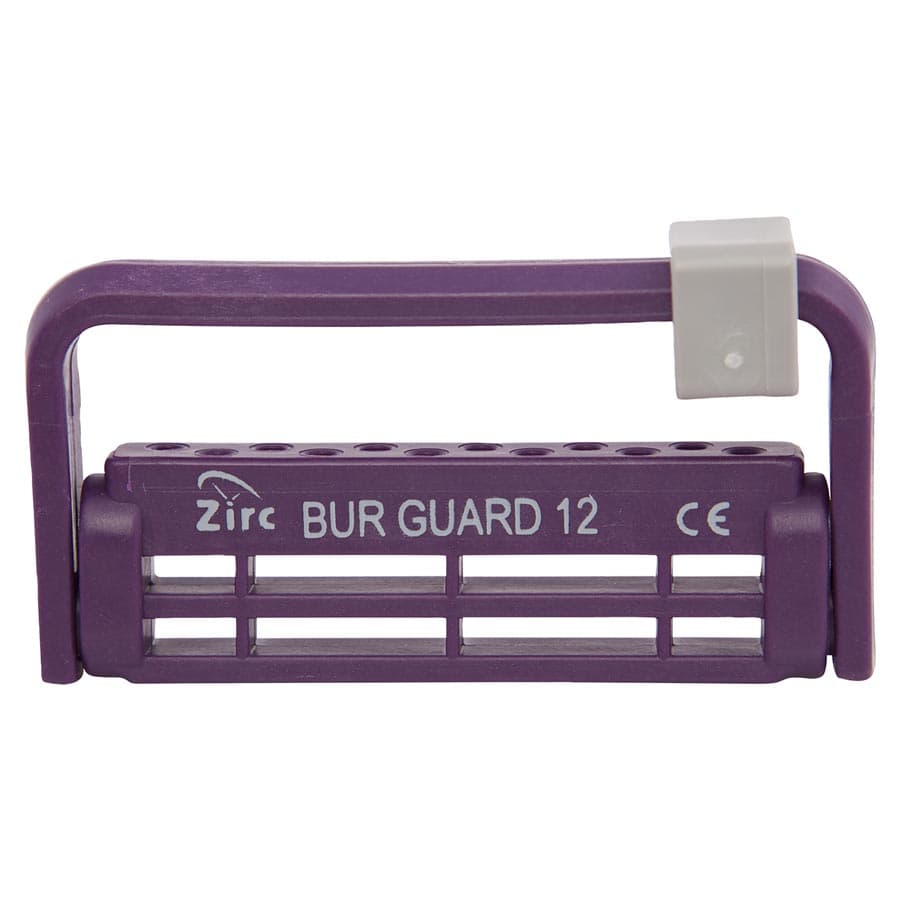 Zirc Plum 12-Hole Steri-Bur Guard, Antimicrobial, Autoclavable, 50Z406-E thumbnail 3