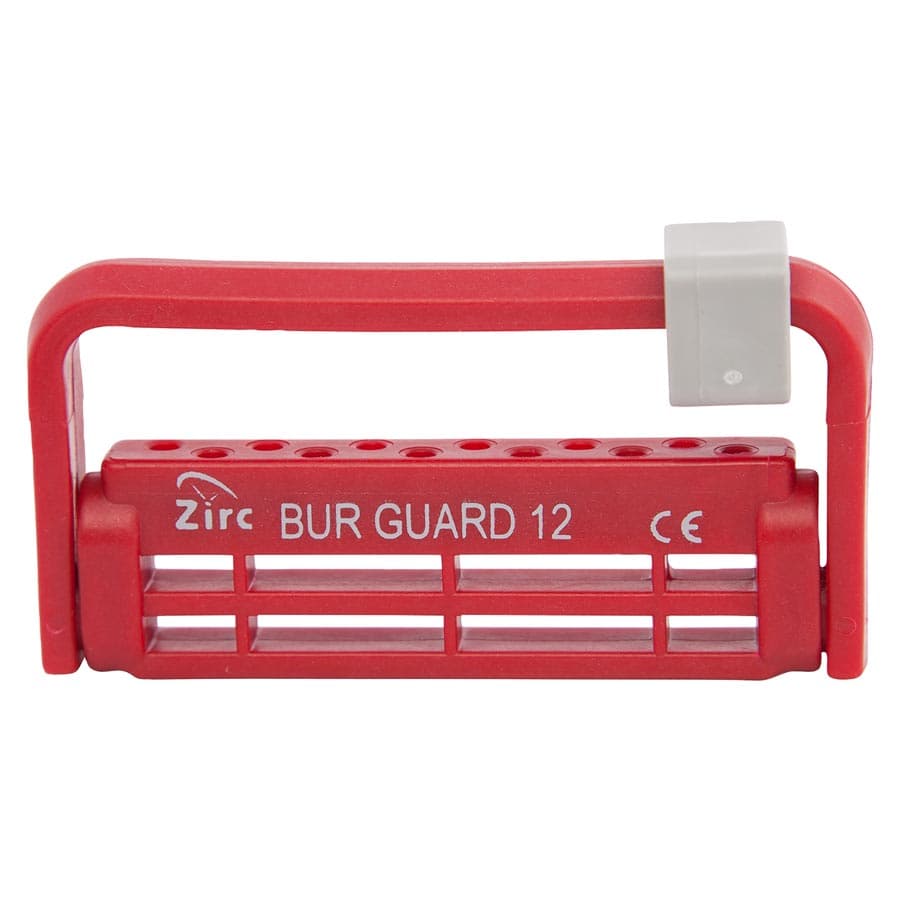 Zirc Red 12-Hole Steri-Bur Guard, Antimicrobial, Autoclavable, 50Z406-M thumbnail 3