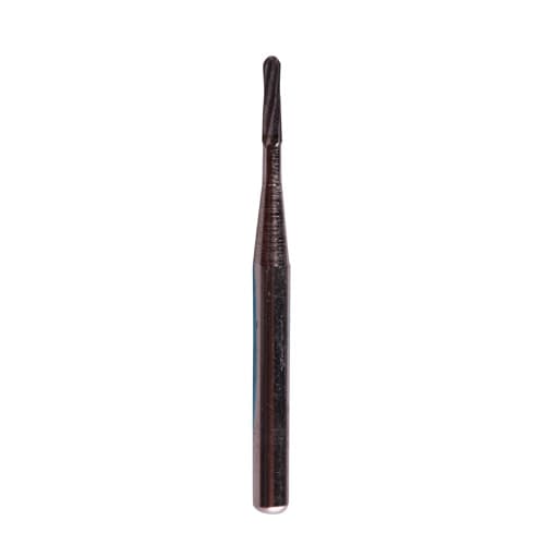 SS White FG #1156 Carbide Bur, Straight Fissure Round End, Plain, Short Shank, 0.8 mm Diameter, 3.5 mm Length, 10/Pkg thumbnail 4