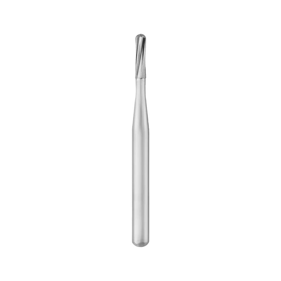 SS White FG #1157 Carbide Bur, Straight Fissure Round End, Plain, Short Shank, Friction Grip, 1.0 mm Diameter, 3.8 mm Length, 10/Pkg thumbnail 5